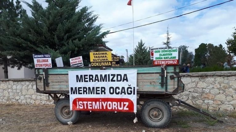 Köy adına muhtarlık dava açtı: Karalgazi Köyü’ndeki mermer ocağı için iptal talebi