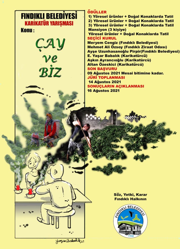 ÇAY VE BİZ |Fındıklı Belediyesi karikatür yarışması