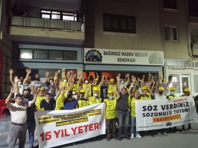 Madenciler: Baretleri taktık geliyoruz Ankara!