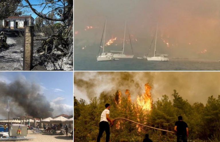 Küresel ısınma Dünya’yı yakıyor İtalya, İspanya, Yunanistan, ABD, Türkiye yanıyor