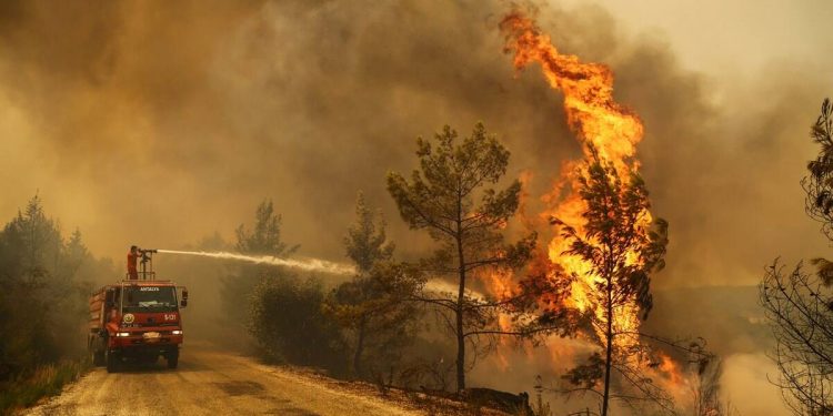 Heybeliada’da orman yangını: Yangın yerleşim yerleri ile iç içe