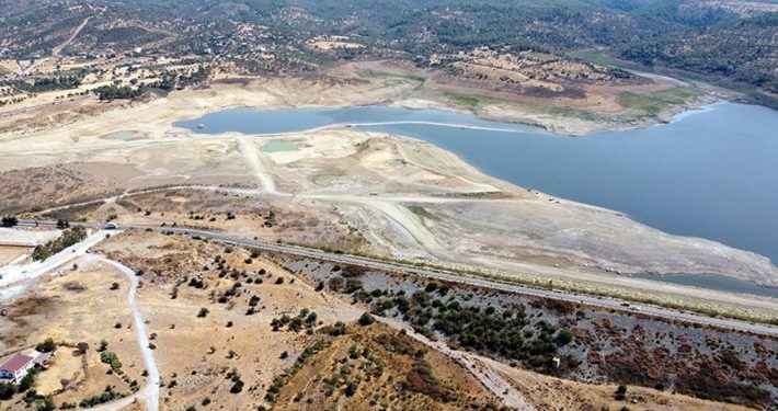 Bodrum’un su ihtiyacını karşılayan Mumcular Barajı’nda doluluk oranı yüzde 10’un altında