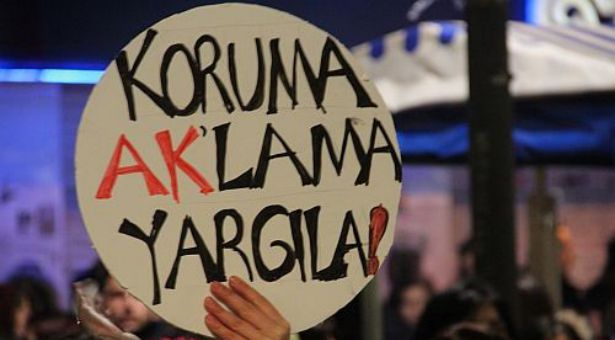 İstanbul Sözleşmesi eyleminde kadınlara sopa ile saldıran erkek suçsuz bulundu!