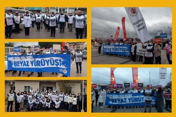 Türk Tabipleri Birliği- “Hekimler ve sağlık çalışanları olarak hızla tükendiğimiz için yürüyoruz”