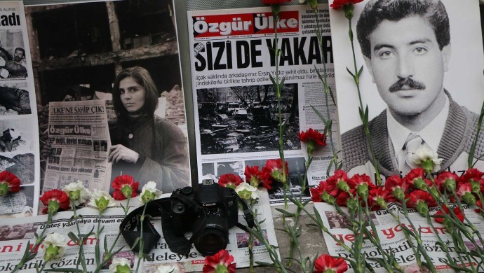 6 Nisan “Öldürülen Gazeteciler Günü” nedeni ile 1996 yılından bu yana  katledilen gazeteciler anılıyor