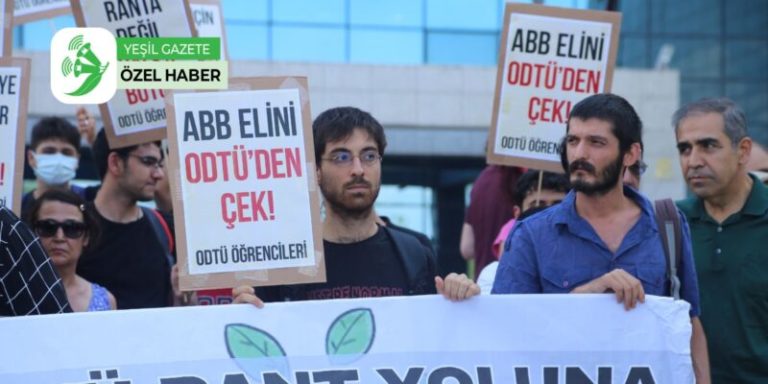 ODTÜ’lüler Ankara Büyükşehir Belediyesi önünde seslendi: Mansur elini ODTÜ’den çek!