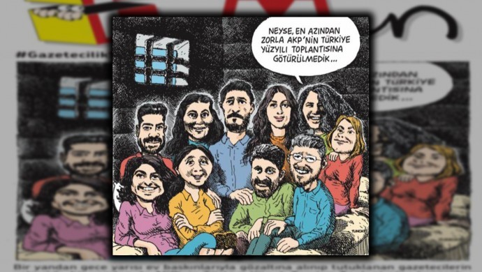Tutuklanan gazeteciler Leman’ın kapağında